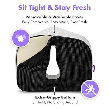 Amazon.com: FORARI® Patented Seat Cushion for Desk Chair